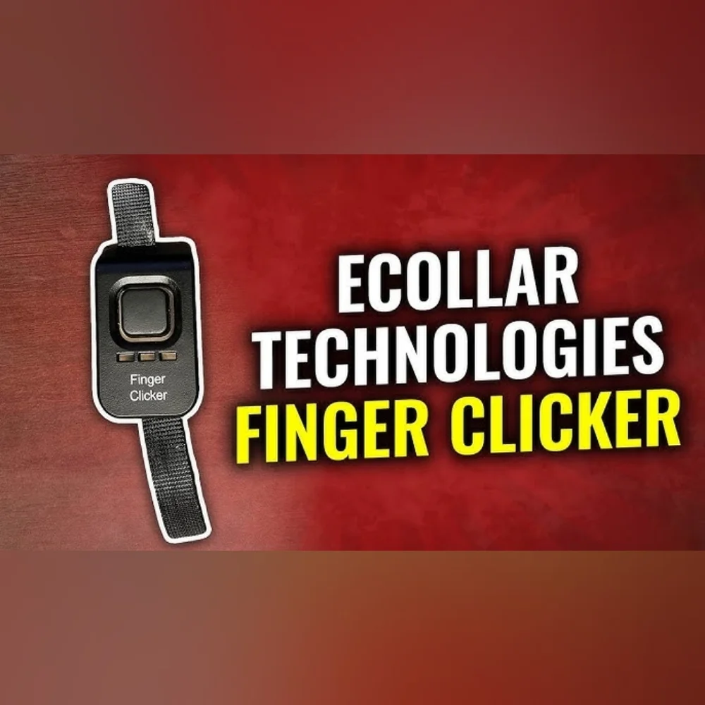 NEW Pet Training Tech Finger Clicker